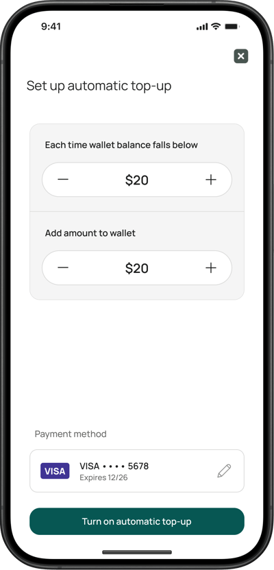 App - Top-up Page KB