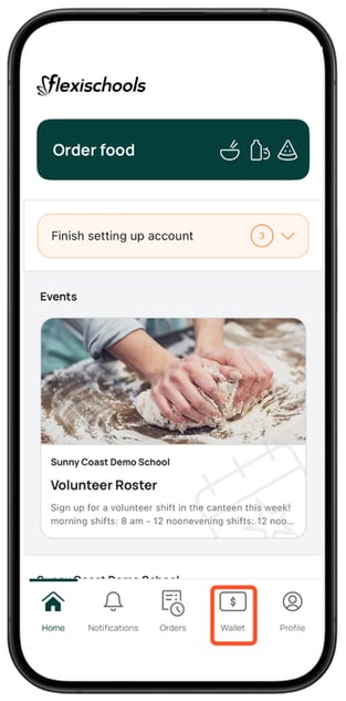 Parent App Screenshots Wallet