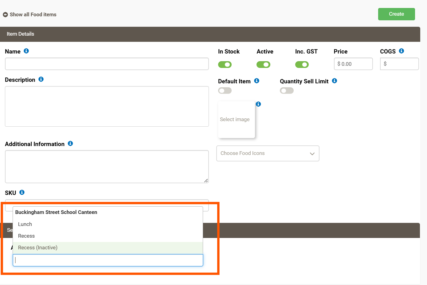 adding and removing menu items when changing orders in... How to create and edit menu items